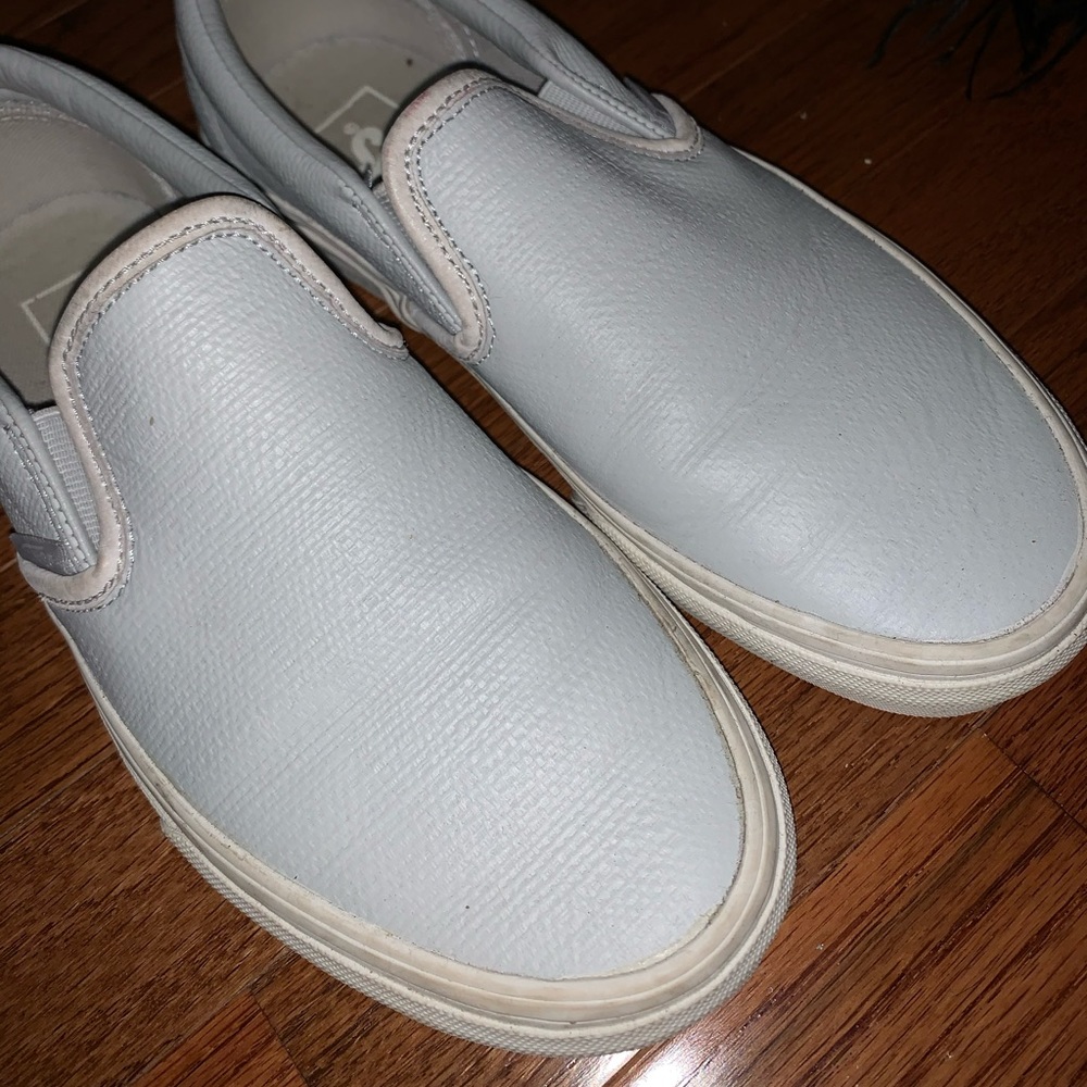 Faux Leather Vans